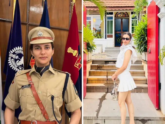IPS आशना चौधरी स्टाइल: स्कर्ट हो या साड़ी, हर लुक में छाईं | Fashion Viral