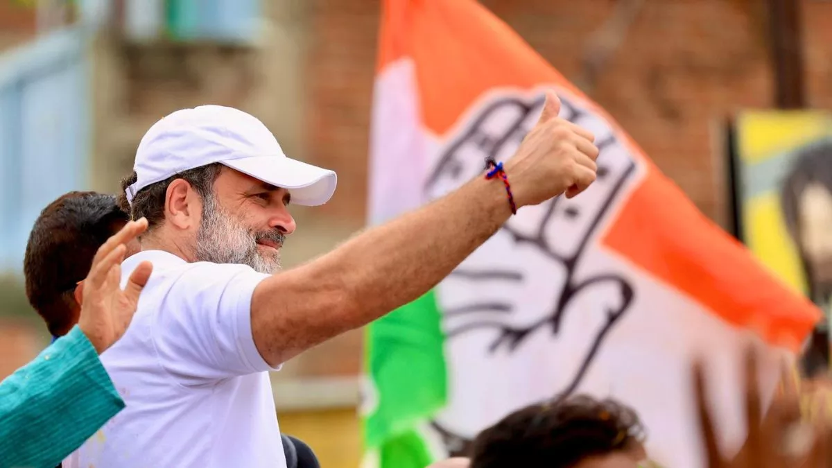 Congress Voter Adhikar Yatra दिल्ली में वोट अधिकार को लेकर विरोध प्रदर्शन करती हुई