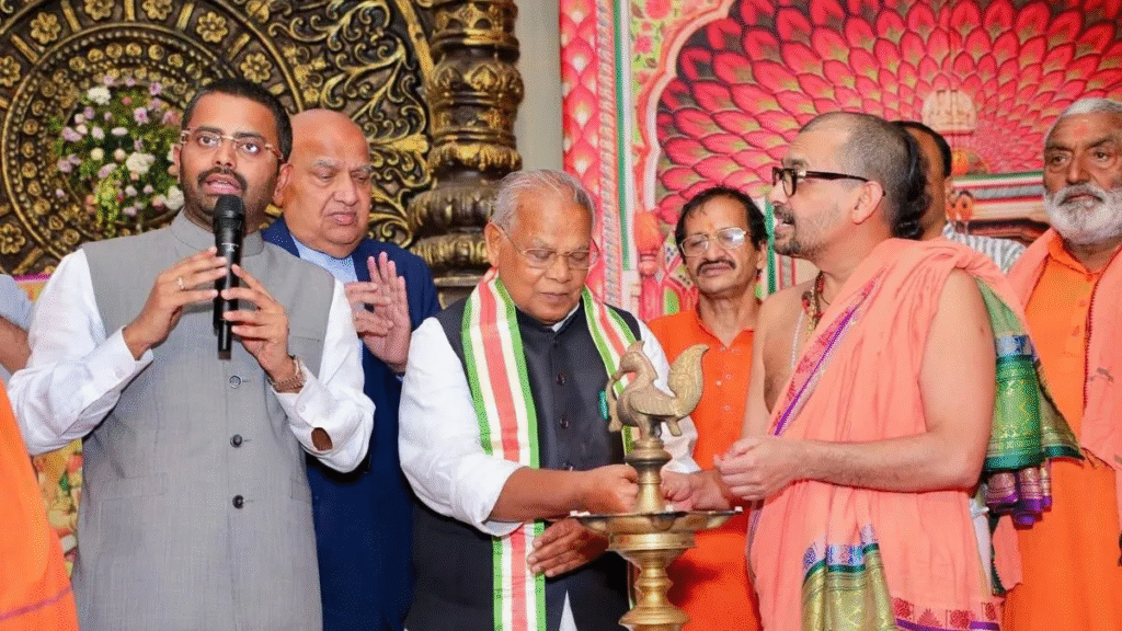 Sri Vidya Mahayagya Delhi third day Lalita Archana with two crore mantras